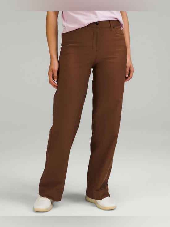 lululemon athletica Pants - Lululemon City Sleek 5 Pocket Wide-Leg High-Rise Pant * Utilitech Roasted Brown